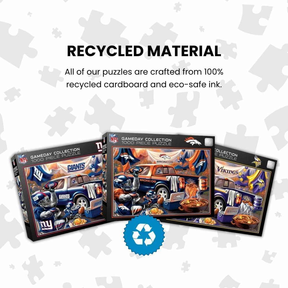 Masterpieces NFL Unisex-Adult Tailgate Puzzles Collection