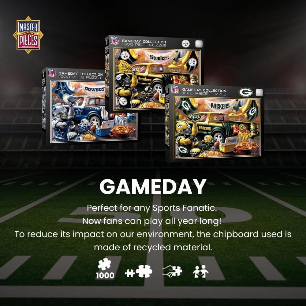 Masterpieces NFL Unisex-Adult Tailgate Puzzles Collection