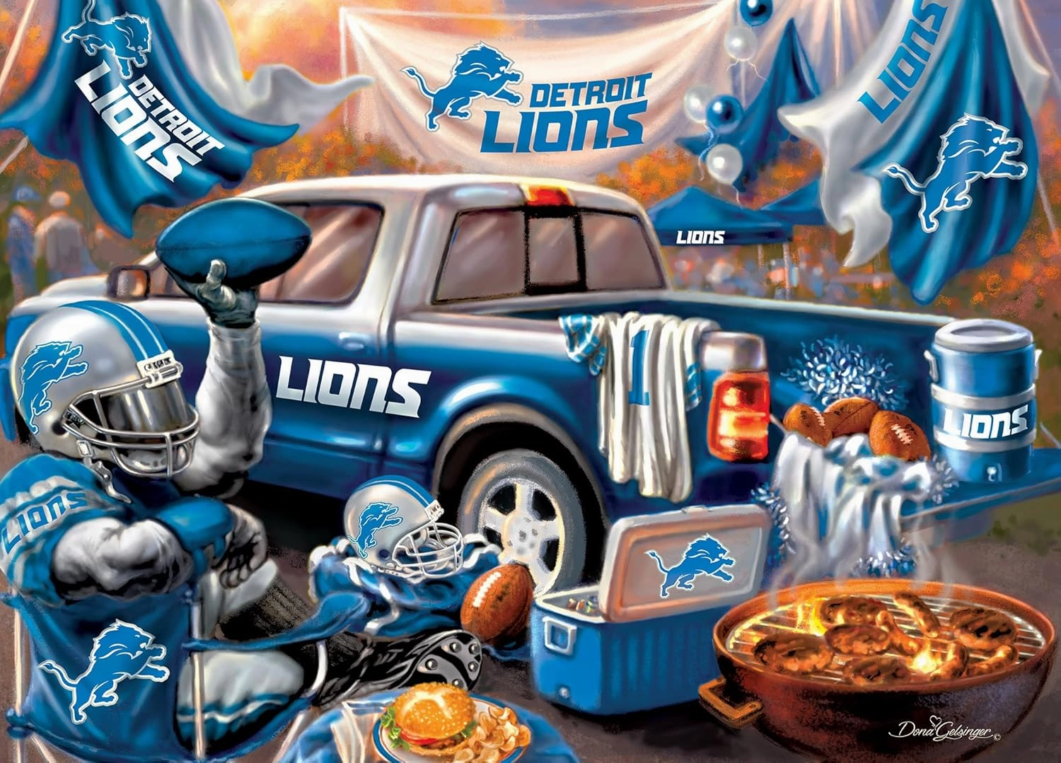 Masterpieces NFL Unisex-Adult Tailgate Puzzles Collection