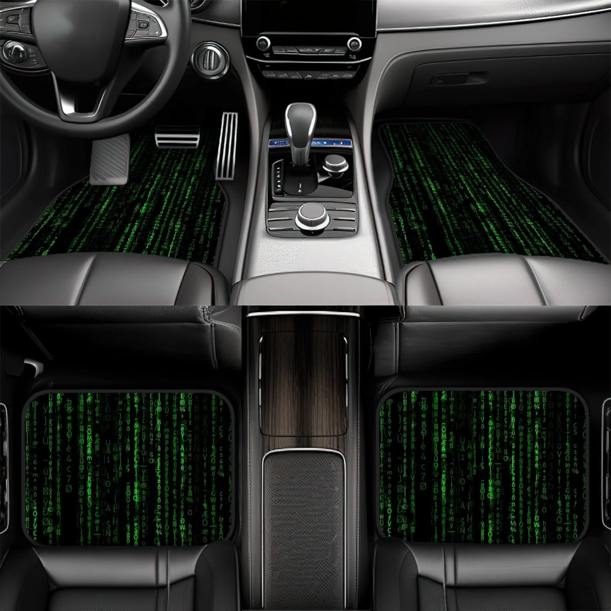 Matrix Pattern Automotive Floor Mats