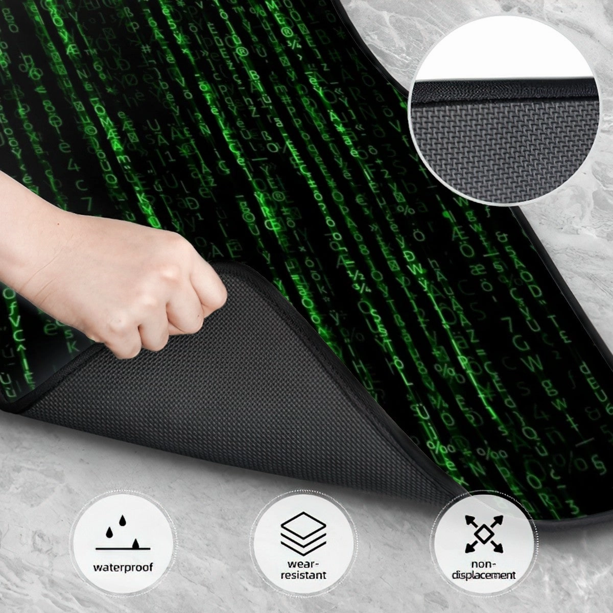 Matrix Pattern Automotive Floor Mats