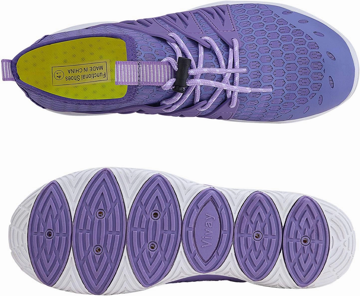 MAYZERO Water Shoes Men Women Swim Surf Shoes Beach Pool Shoes Wide Toe Hiking Aqua Shoes Winter House Slippers