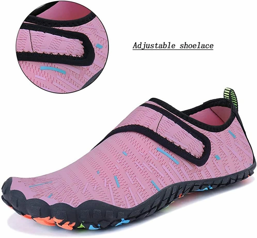 MAYZERO Water Shoes Men Women Swim Surf Shoes Beach Pool Shoes Wide Toe Hiking Aqua Shoes Winter House Slippers