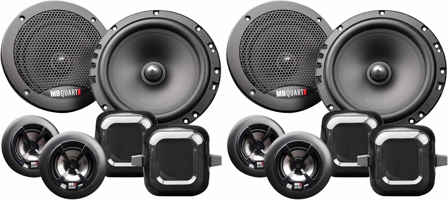 MB Quart 2-Pairs Discus DS2-216 6.5 Inch Component Speakers