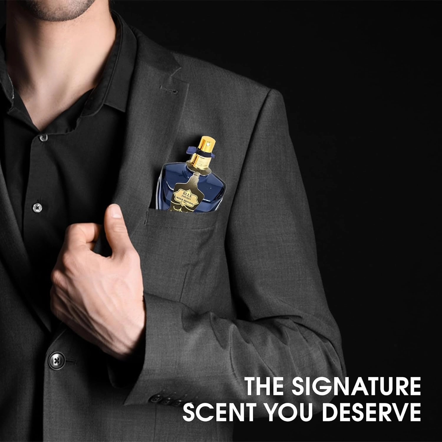 Men's Cologne Blue for Men Gold&Ultra Eau De Toilette for Men-Fresh, Romantic Scent Perfume 3.4 Fl Oz Each Natural Spray For All Skin Daily Used