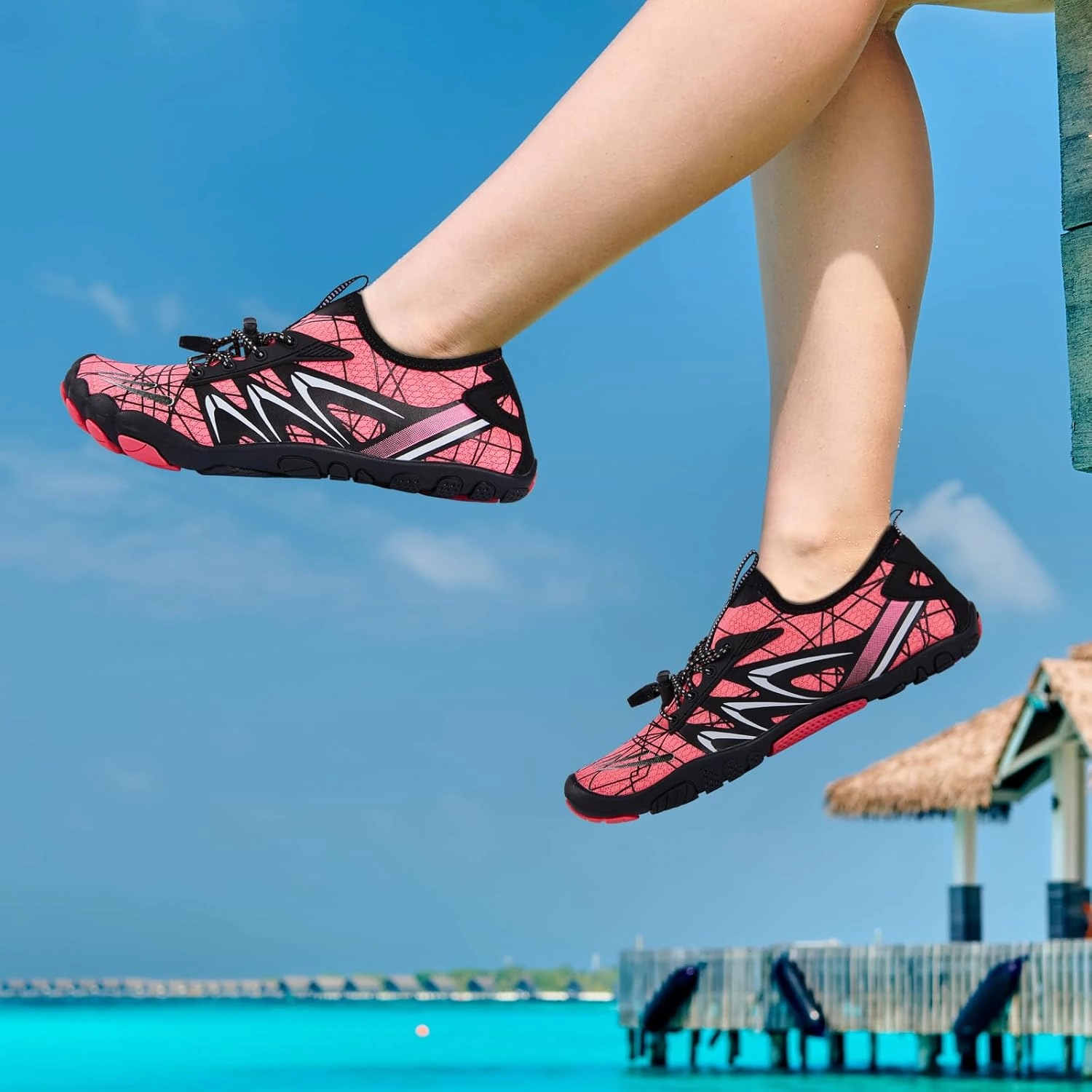 Mens Womens Water Sport Shoes Barefoot Quick-Dry Aqua Socks for Beach Swim Surf Yoga Exercise