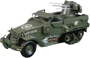Metal Vehicles Toys for Vintage Iron Creative Gifts WWII Military Vehicle Model Military Vehicle Collectibles Iron Toys Home Or Office Décor