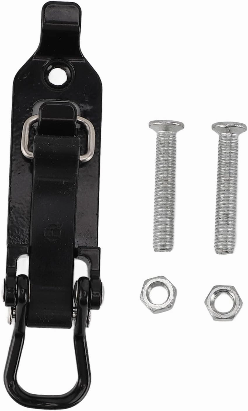Metal Rubber Clip Mounting Kit Clamp, Black Roof Rack Shovel Rack, Shovel Fixing Device for Roof Rack, Can Also Be Used as Roof Rack Shovel
