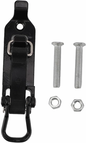 Metal Rubber Clip Mounting Kit Clamp, Black Roof Rack Shovel Rack, Shovel Fixing Device for Roof Rack, Can Also Be Used as Roof Rack Shovel