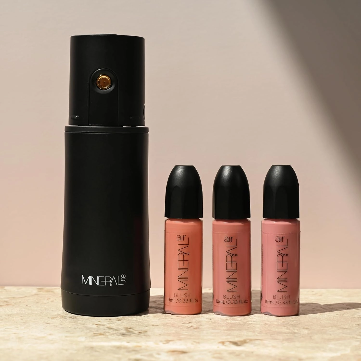 Mineral Air Complexion and Blush Kit | Flawless Mineral Foundation & Blush Application (Espresso)