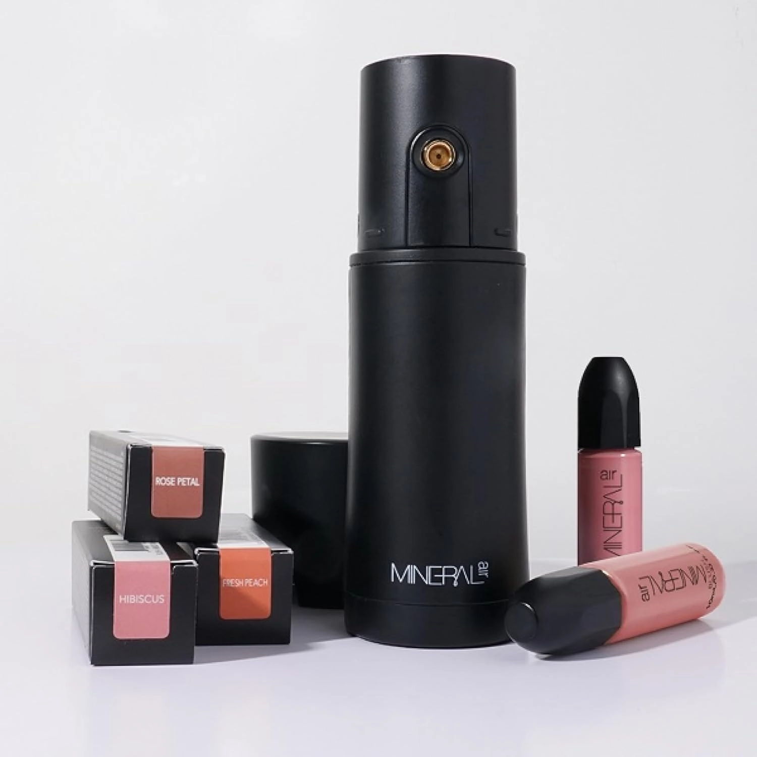 Mineral Air Complexion and Blush Kit | Flawless Mineral Foundation & Blush Application (Espresso)