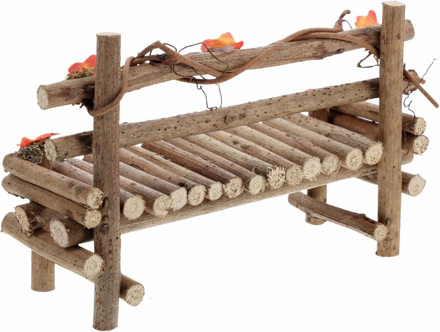 Miniature Park Bench Dollhouse Accessory for Micro Landscape Decor for Home and Office Setup Creative Ornament for Fairy Garden and Miniature Scenes