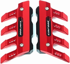 Motorcycle Protection Motorcycle Front Fender Side Protection Guard Mudguard Sliders for H CBF CBF600S CBF190R(RED)