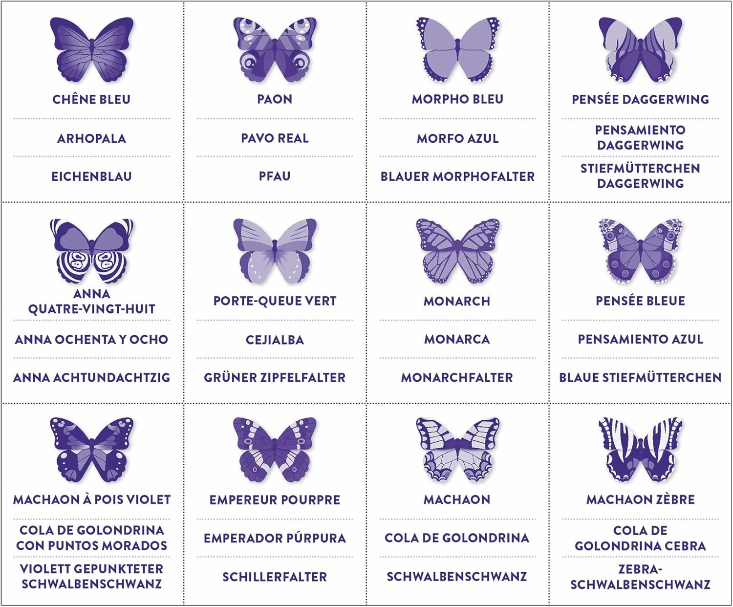 Mudpuppy Butterflies Shaped Memory Match, Multicolor