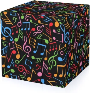 Music Notes Adults 3x3x3 Color-Matching Smooth Fully Printed Cube Gift