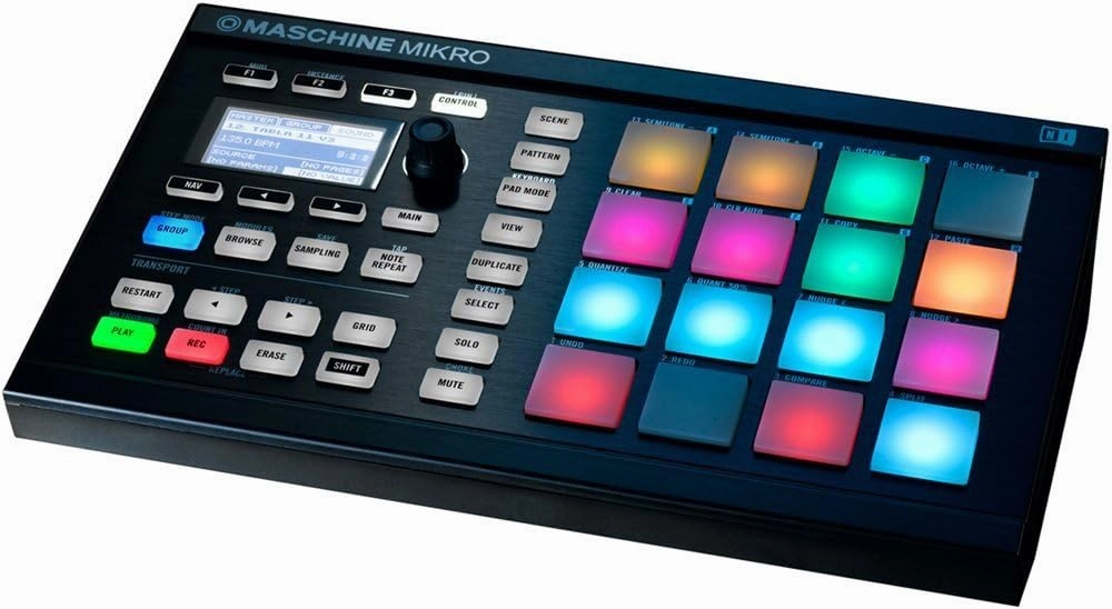 Native Instruments Maschine Mikro MK2 Groove Production Studio, Black