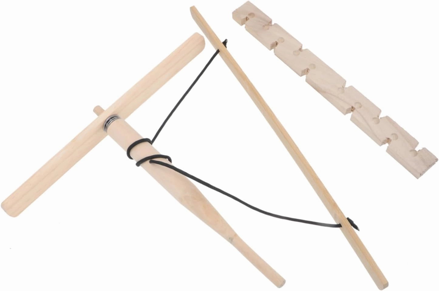 Natural Wooden Tool Compact Friction Drill for Camping and Outdoor Survival and Odorless Fire Starter for Hiking Climbing and Emergency Use