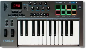Nektar Impact LX25  | USB MIDI Controller Keyboard with Nektar DAW Integration Dark Grey