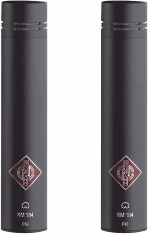Neumann KM 184 MT Stereo Set Condenser Microphone,Matte Black