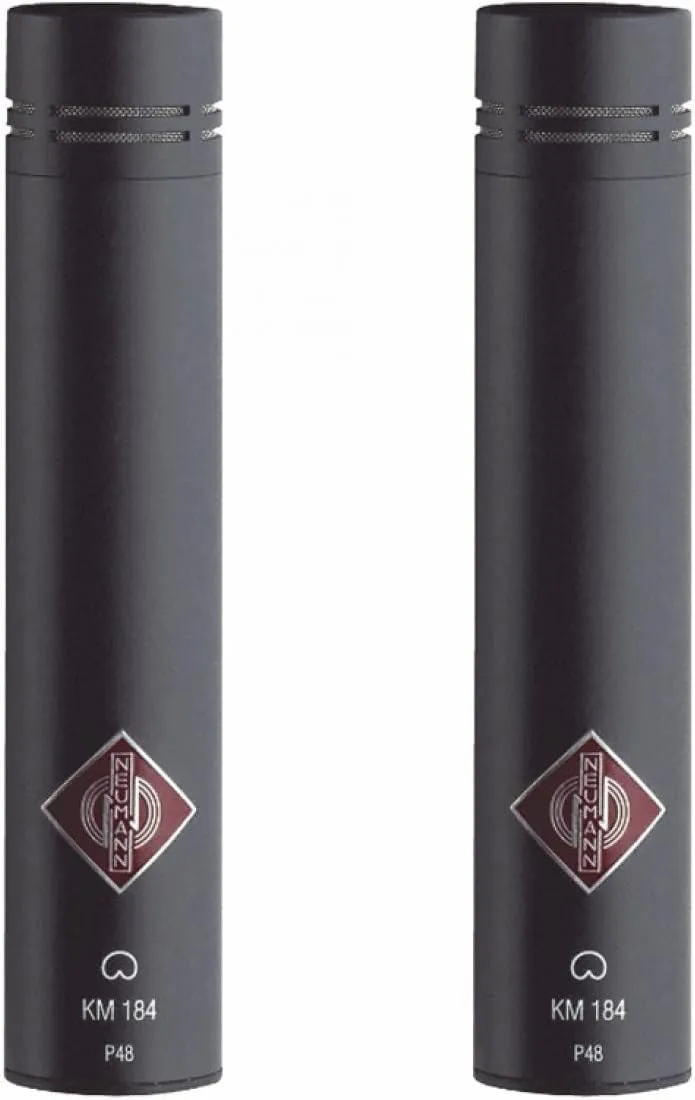 Neumann KM 184 MT Stereo Set Condenser Microphone,Matte Black