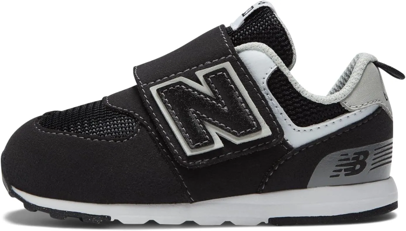 New Balance Unisex-Child 574 V1 70s Racing New-b Hook & Loop Sneaker