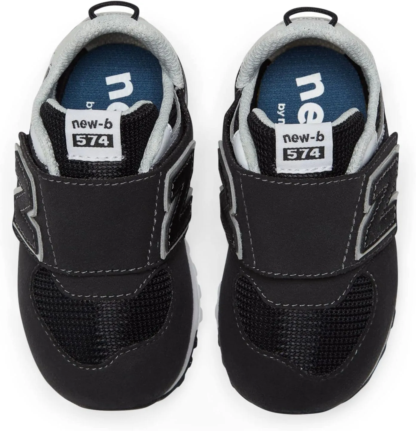 New Balance Unisex-Child 574 V1 70s Racing New-b Hook & Loop Sneaker