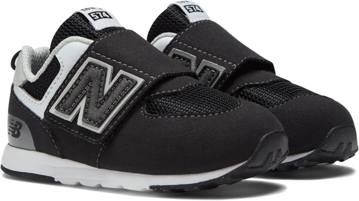 New Balance Unisex-Child 574 V1 70s Racing New-b Hook & Loop Sneaker