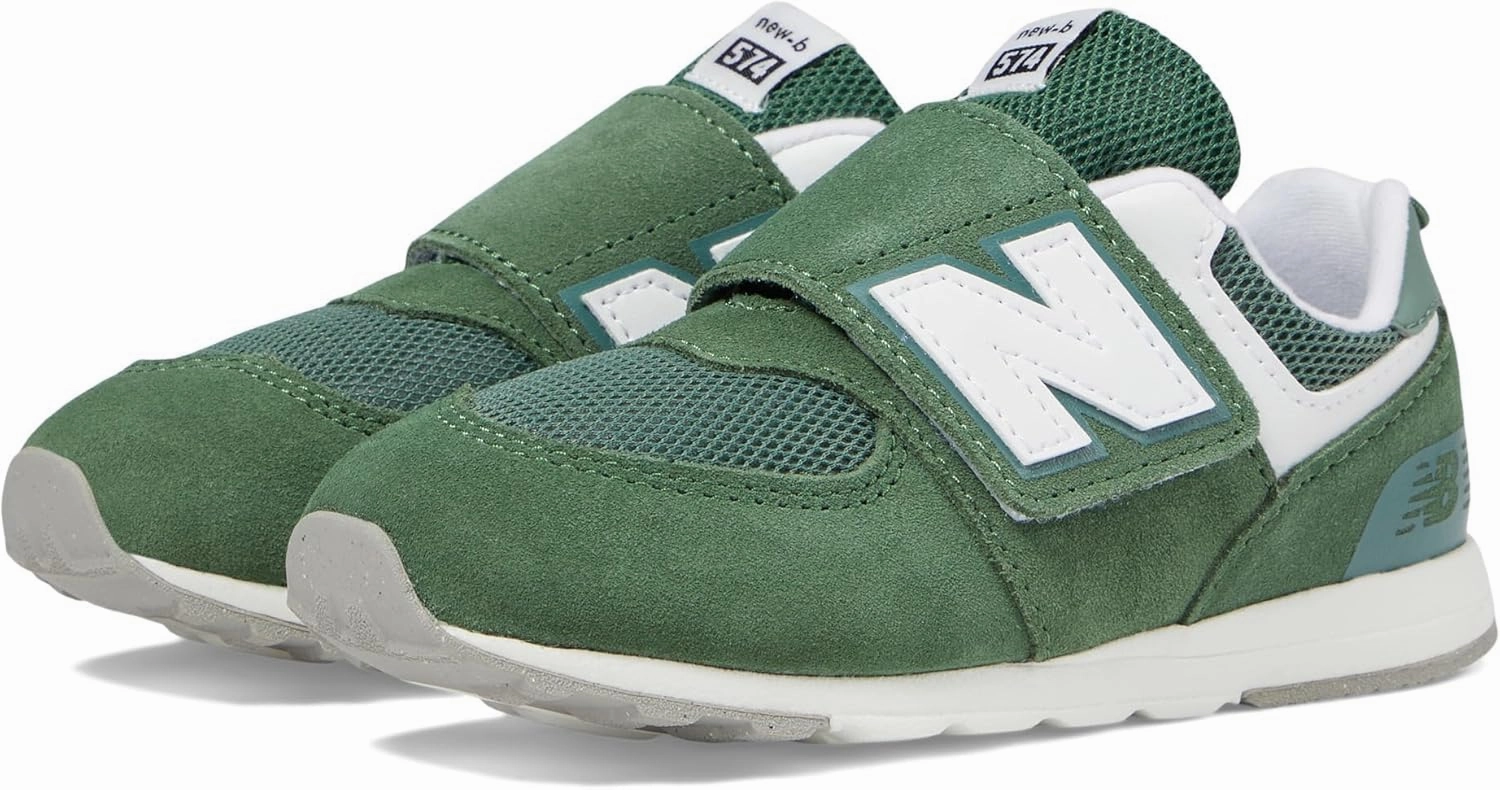 New Balance Unisex-Child 574 New-b V2 Familiar Ground Hook and Loop Sneaker