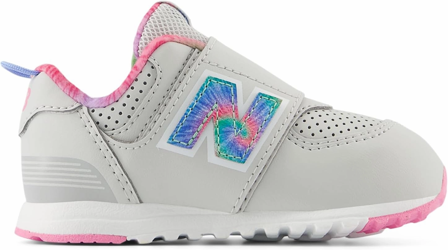 New Balance Unisex-Child 574 V1 70s Racing New-b Hook & Loop Sneaker