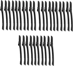 NOLITOY 3sets Eyebrow Shaver Makeup Tool Kit Folding Trimmer Easy to Use Razor 10pcs*3