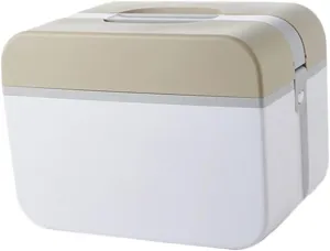 NOLITOY Double Layer Medicine Storage Box Portable First Aid Kit Lockable Medicine Organizer for All Settings
