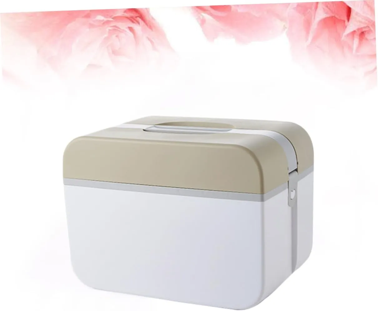 NOLITOY Double Layer Medicine Storage Box Portable First Aid Kit Lockable Medicine Organizer for All Settings