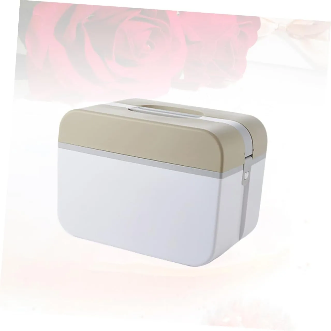 NOLITOY Double Layer Medicine Storage Box Portable First Aid Kit Lockable Medicine Organizer for All Settings
