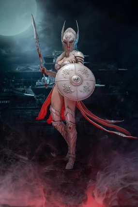OBEST TBLeague Ghost Soldier 1/6 Scale Seamless Body White Action Figure (Pre-Order/Ship in September)(PL2022-195B)
