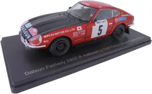 OPO 10 - 1/24 Model car Compatible with Datsun Fairlady 240Z Rally 1972 - Hachette Japon VQJ194