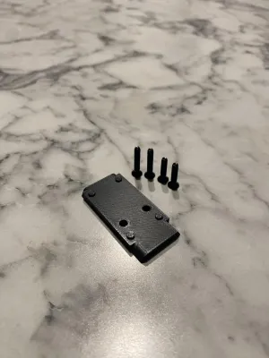 Optic Plate RMS-C (Shield) Footprint (3D Printed) for Beretta APX A1 Carry