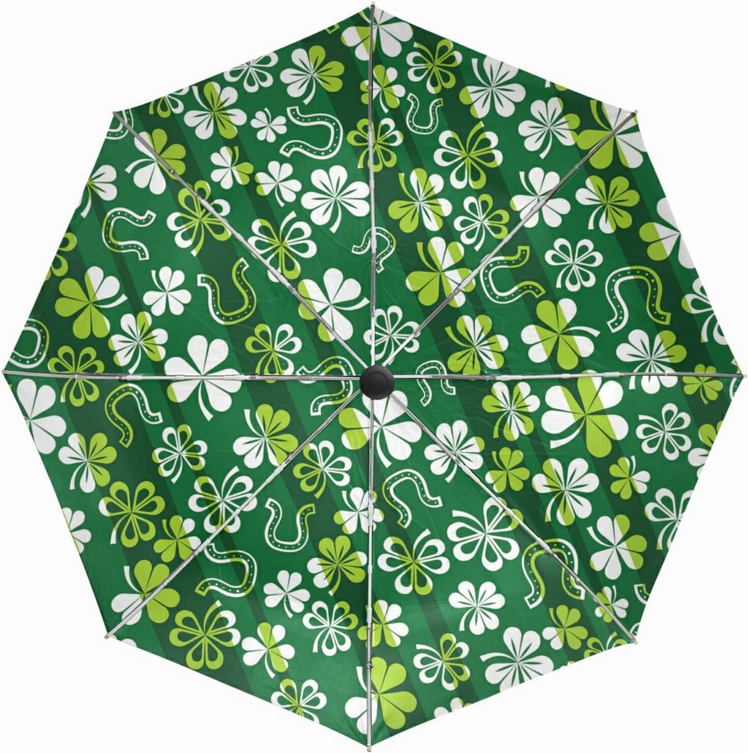 Oyihfvs Automatic Windproof Waterproof Umbrella, Folding Umbrella Reinforced Portable Automatic Compact Anti-UV Sun rain Auto Open/Close
