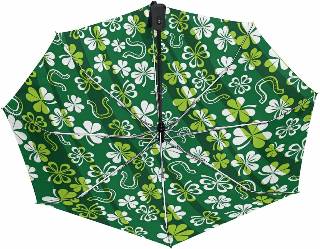Oyihfvs Automatic Windproof Waterproof Umbrella, Folding Umbrella Reinforced Portable Automatic Compact Anti-UV Sun rain Auto Open/Close