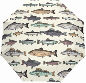 Oyihfvs Automatic Windproof Waterproof Umbrella, Folding Umbrella Reinforced Portable Automatic Compact Anti-UV Sun rain Auto Open/Close