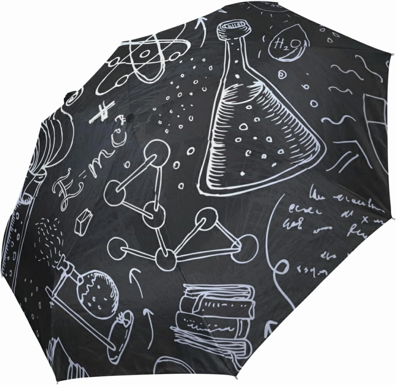 Oyihfvs Automatic Windproof Waterproof Umbrella, Folding Umbrella Reinforced Portable Compact Anti-UV Sun rain Auto Open/Close