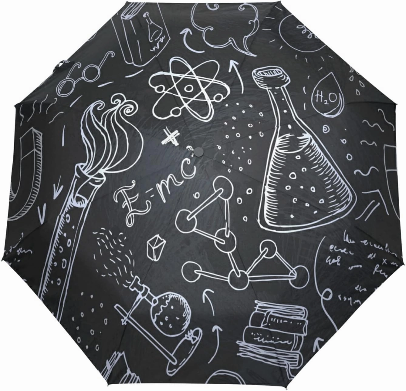 Oyihfvs Automatic Windproof Waterproof Umbrella, Folding Umbrella Reinforced Portable Compact Anti-UV Sun rain Auto Open/Close