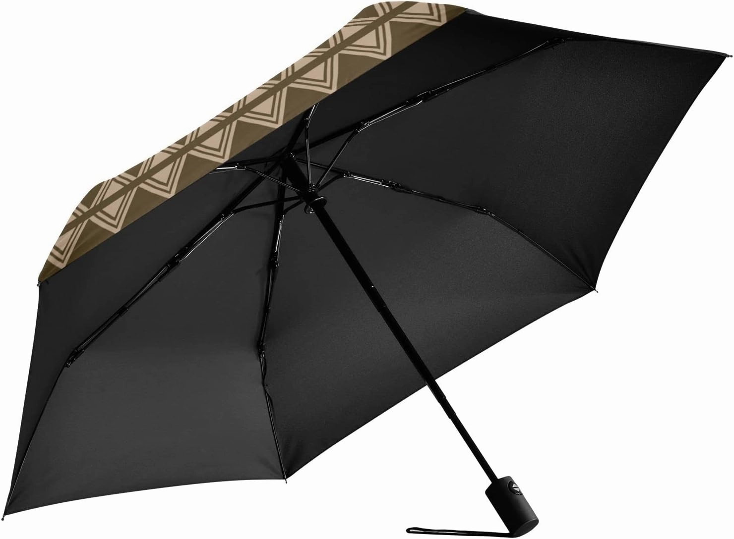 Oyihfvs Automatic Windproof Waterproof Umbrella, Folding Umbrella Reinforced Portable Compact UV Protection Sun rain Auto Open/Close
