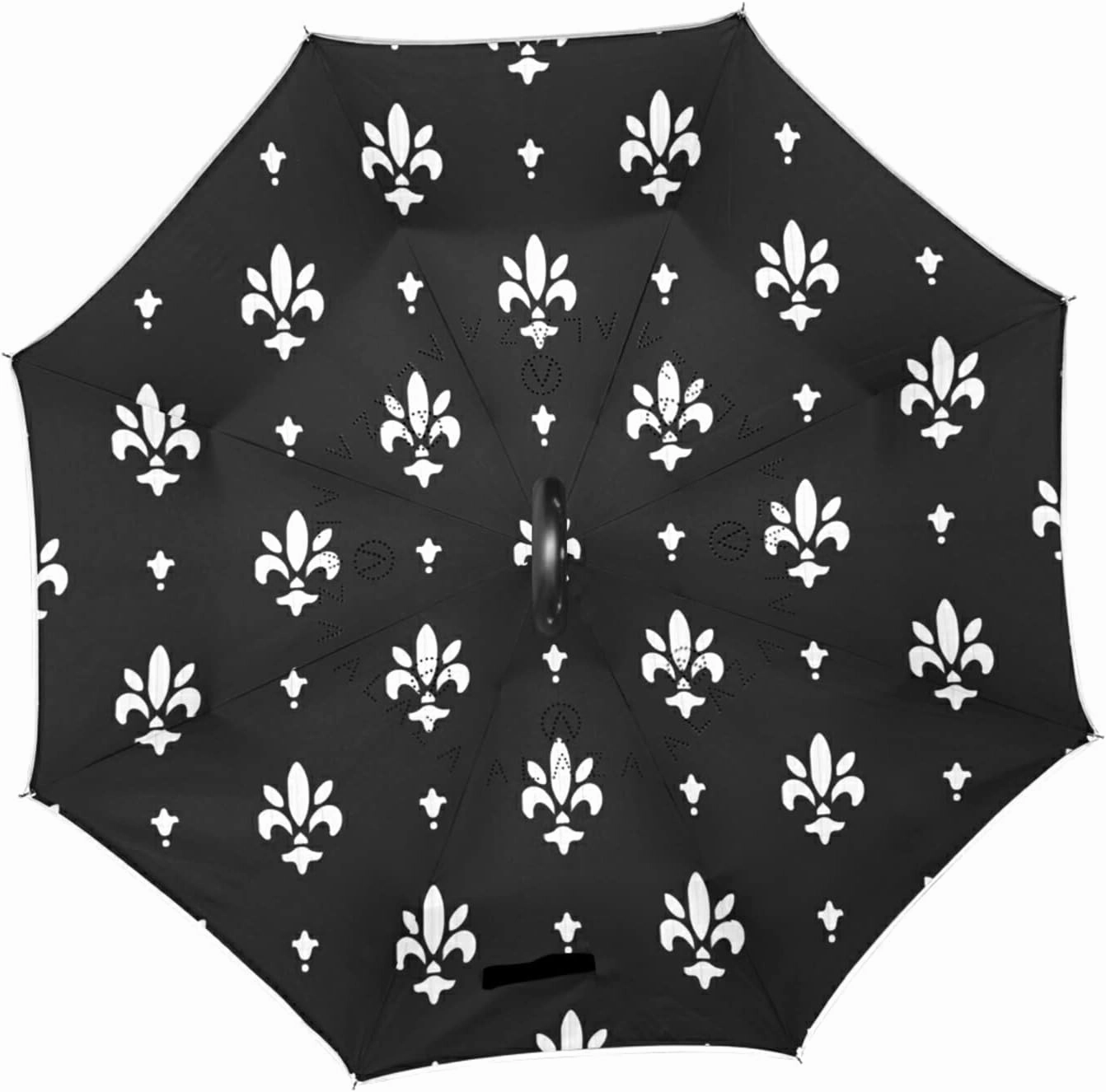 Oyihfvs Double Layer Inverted Umbrella, With C-Shaped Handle Windproof UV Proof Durable Parasol, For Men Women Outdoor Folding Rain Sun