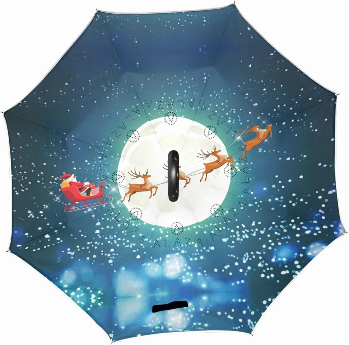 Oyihfvs Double Layer Inverted Umbrella, With C-Shaped Handle Windproof UV Proof Durable Parasol, For Men Women Outdoor Folding Rain Sun