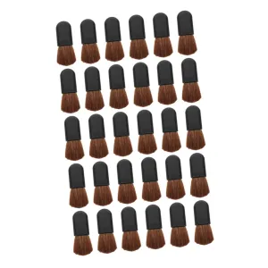 PartyKindom Pcs Portable Blush Brush Set Makeup Brush Kit Foundation Powder and Blush for Travel Easy Application for Levels