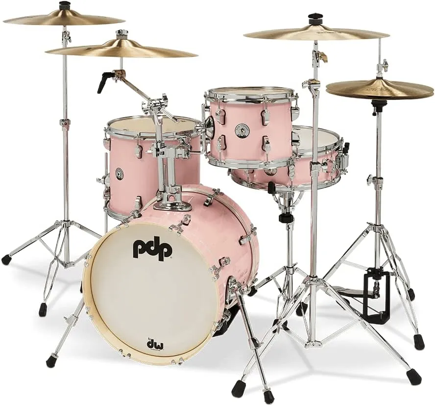 PDP New Yorker 4-piece Shell Pack - Pale Rose Sparkle