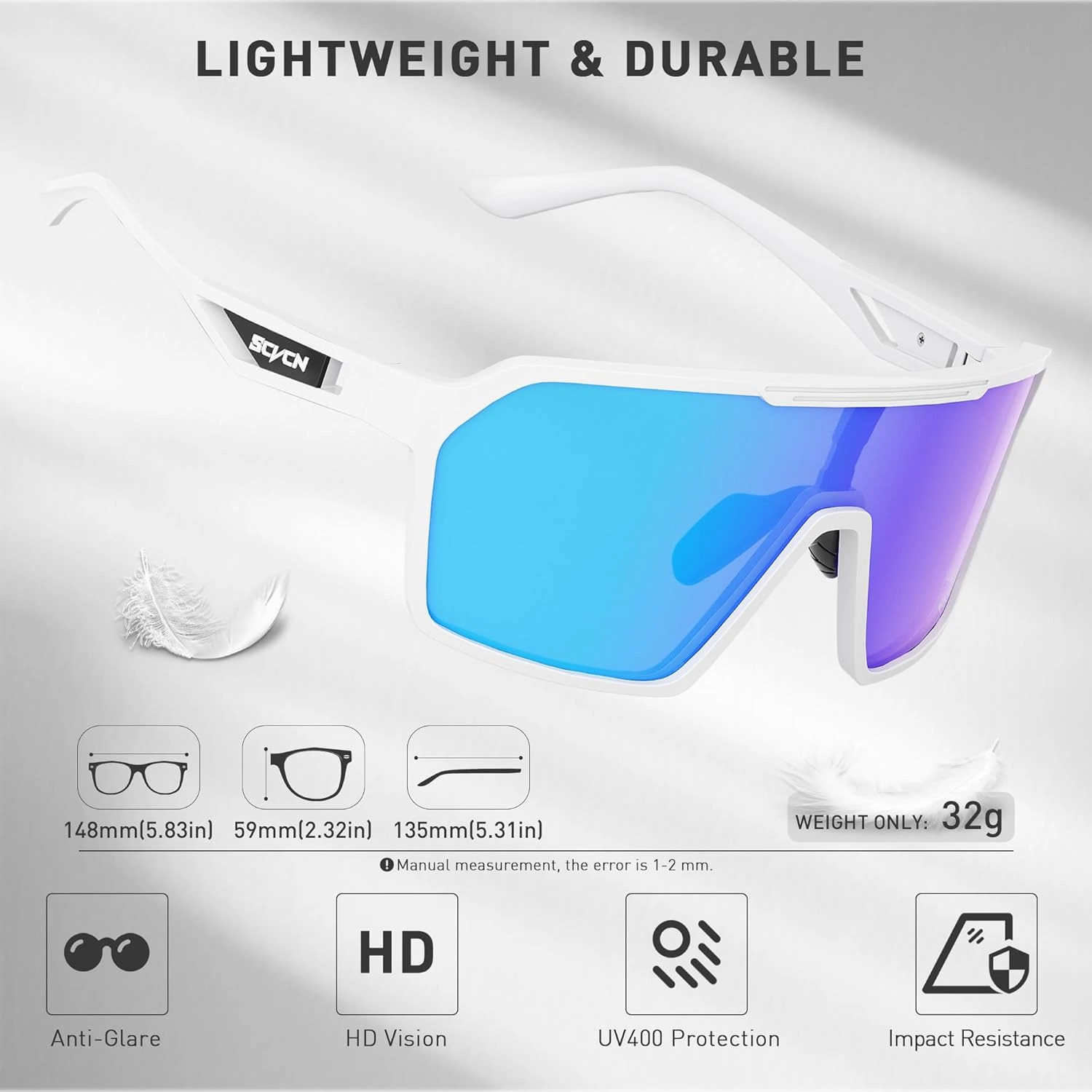 Photochromic Cycling Glasses Men Women Mountain Bike Sunglasses MTB Road Bicycle Riding Clear Sports Glasses S325