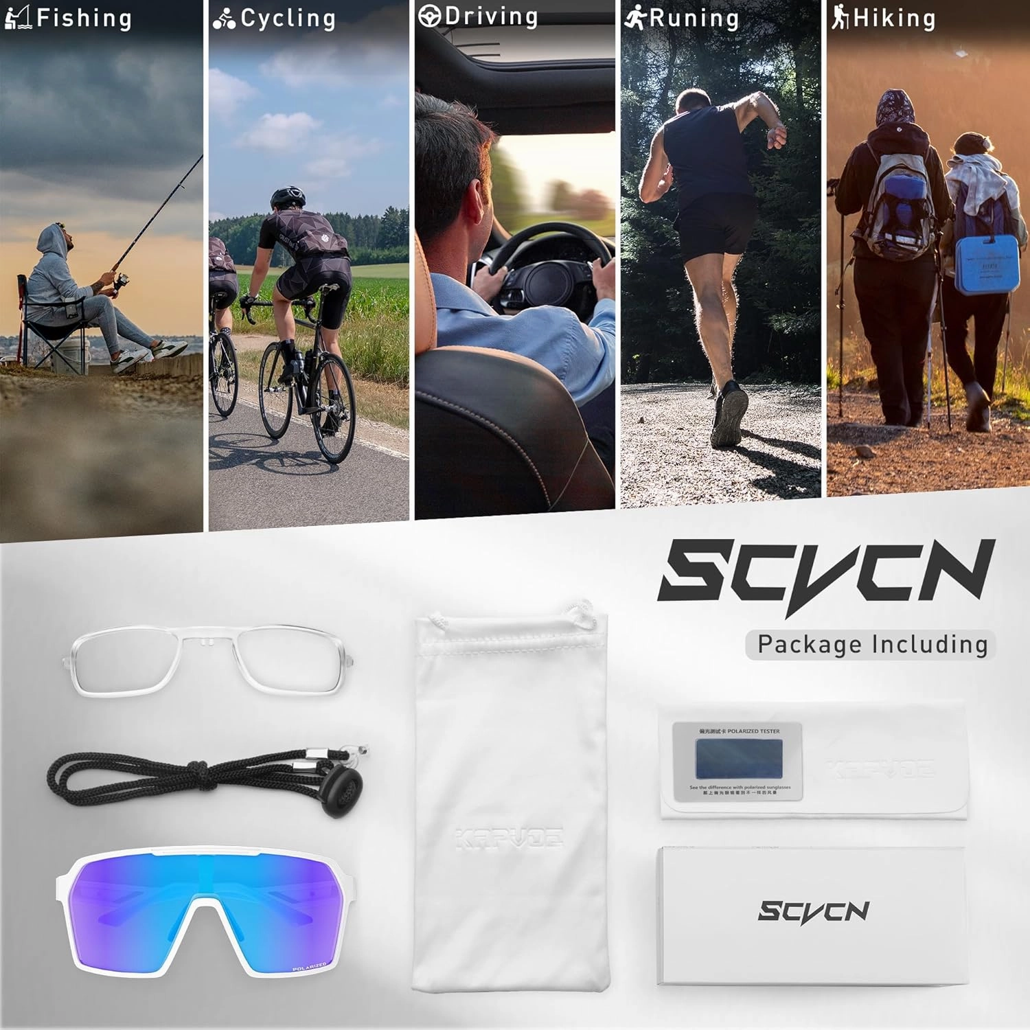 Photochromic Cycling Glasses Men Women Mountain Bike Sunglasses MTB Road Bicycle Riding Clear Sports Glasses S325