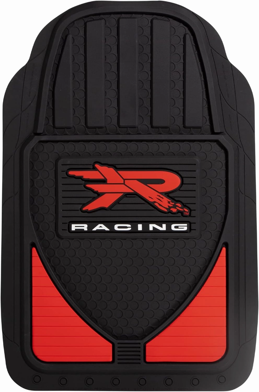 Plasticolor 001779R04 WeatherPro R Racing Red and Black Front Floor Mats