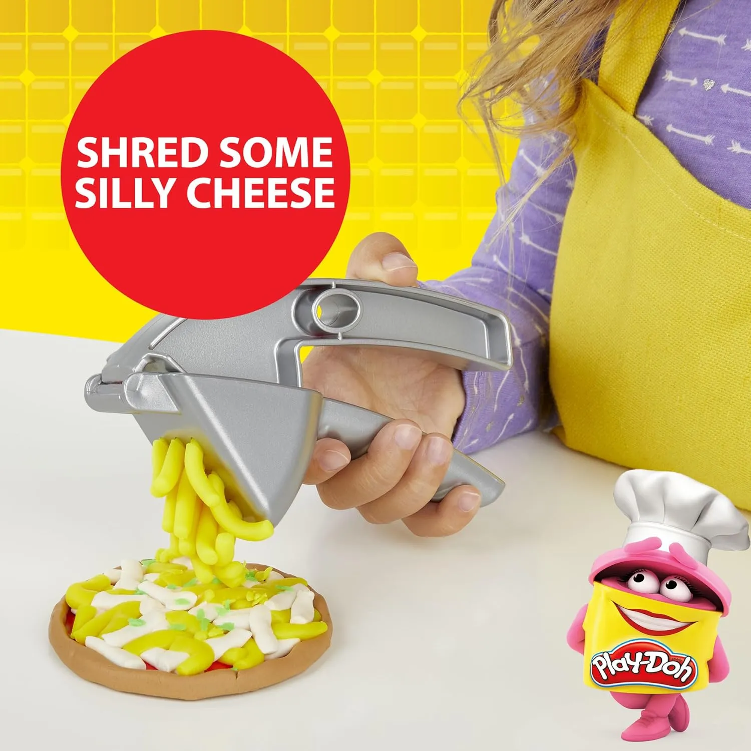 Play-Doh Stamp 'N Top Pizza Oven Toy with 5 Non-Toxic Colors